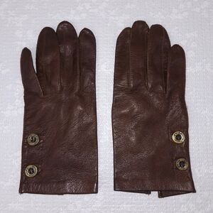 Etienne Aigner Vintage Leather Gloves ITALY